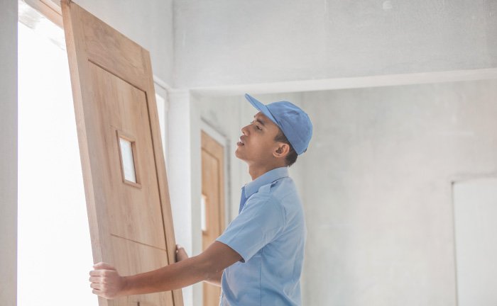 Trim Work and Door Installation